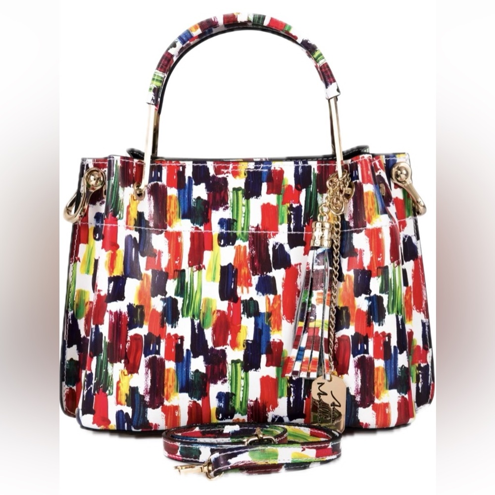 Anna Morellini🇮🇹 made in Italy 🇮🇹 Multicolor Tote Bag - Picture 2 of 6